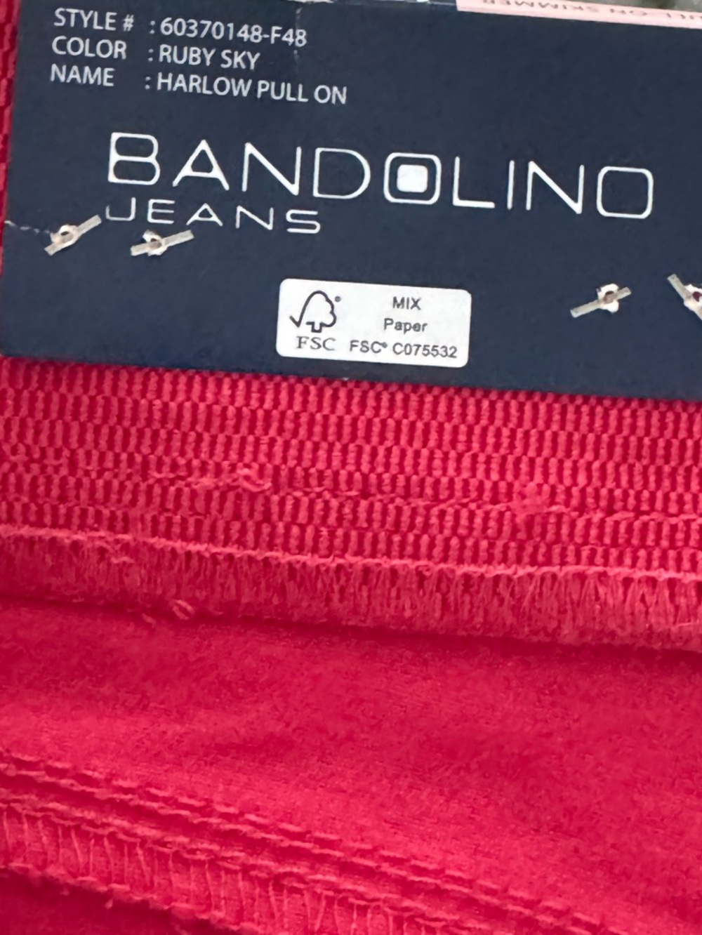 NWT Bandolino Size 10P Ruby Sky Harlow Pull-On Skimmers Super Stretch - Picture 5 of 7